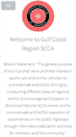 Mobile Screenshot of gulfcoastregionscca.org